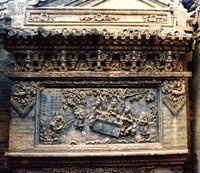 吕家大院报喜三元图照壁