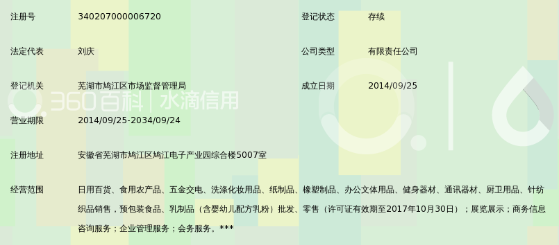 芜湖亚邦日用品有限公司_360百科