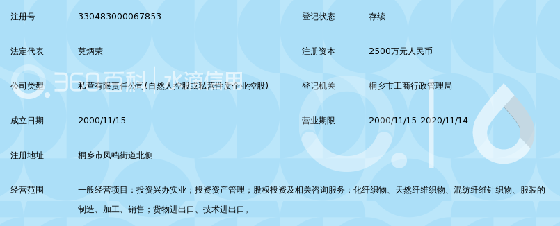 浙江嘉名控股有限公司_360百科