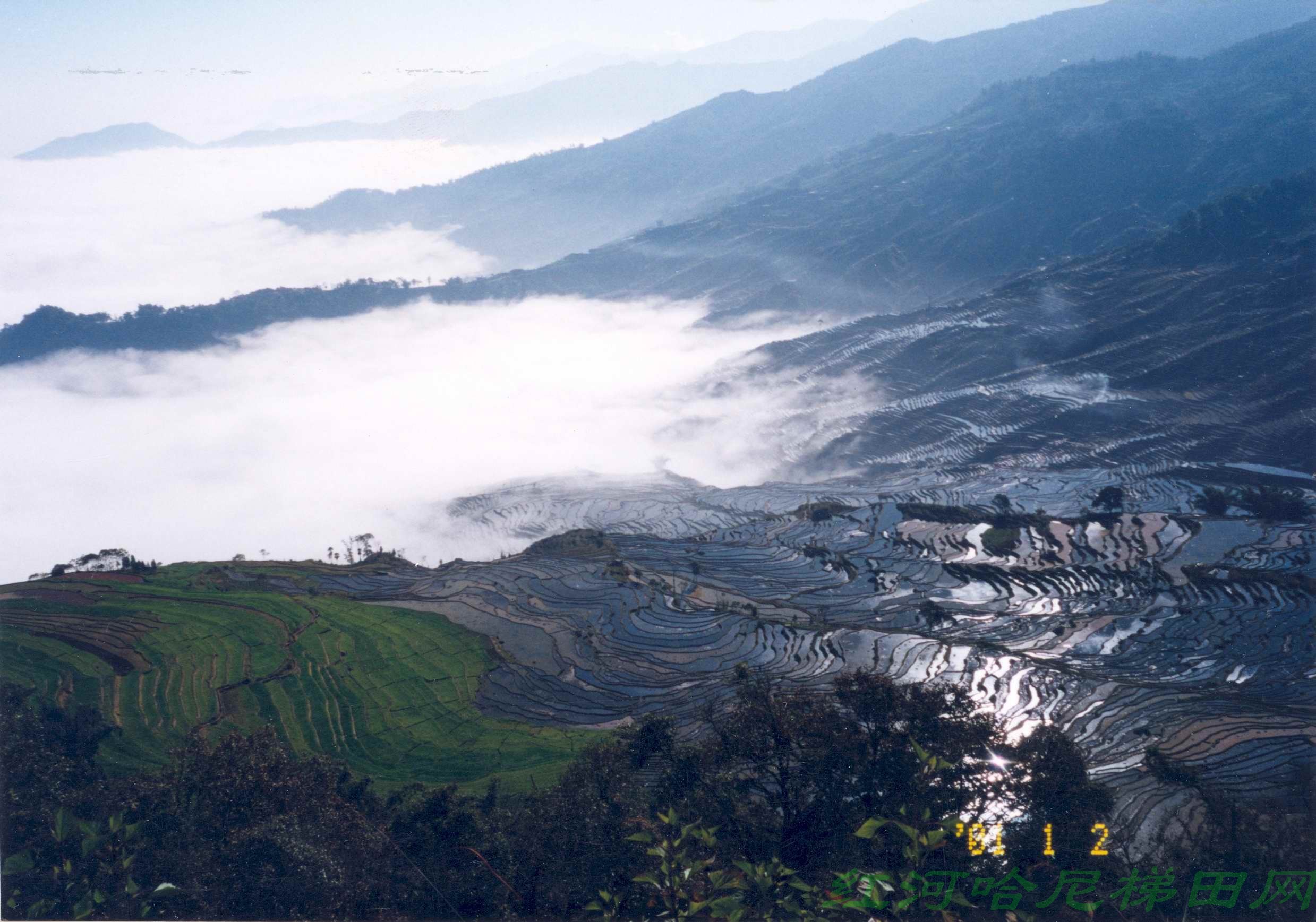 红河哈尼梯田国家湿地公园,位于云南省东南部红河哈尼族彝族自治州