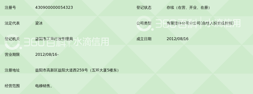 湖南奥迪斯电梯有限公司益阳分公司_360百科