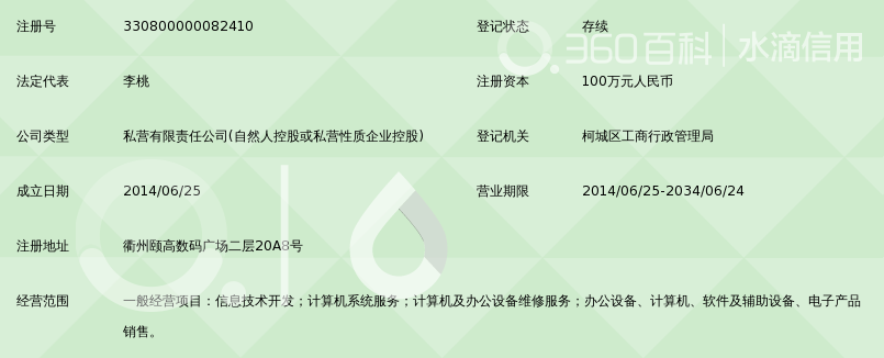 衢州市新起点信息科技有限公司_360百科