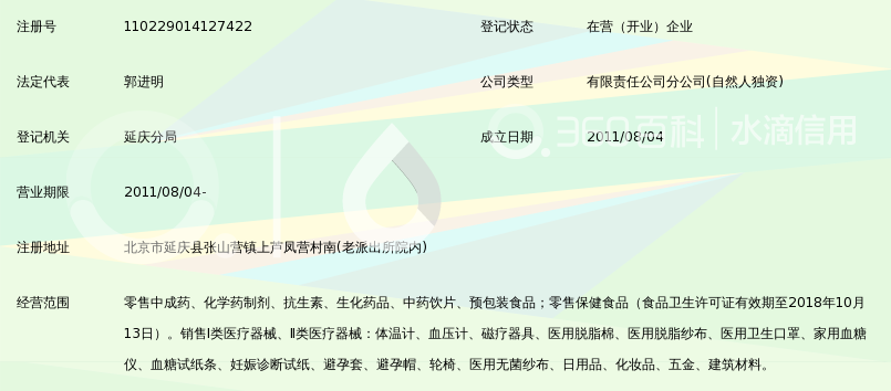 北京明和堂医药有限公司第十分店_360百科