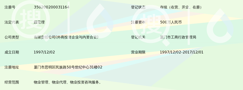 厦门豪亿物业管理有限公司_360百科