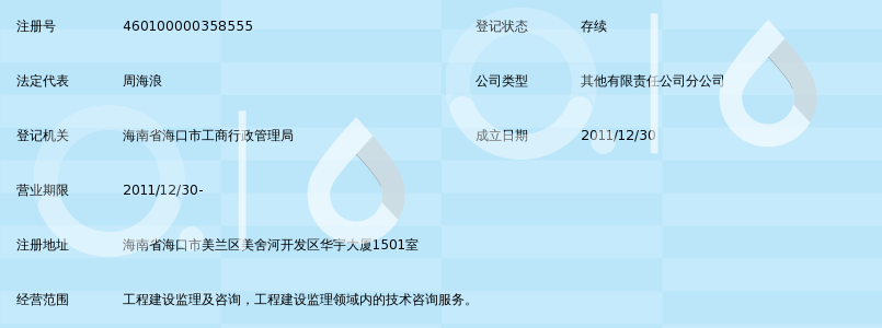 上海建科工程咨询有限公司海南分公司_360百