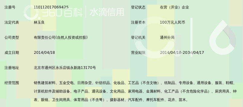 北京中智信诺商贸有限公司_360百科
