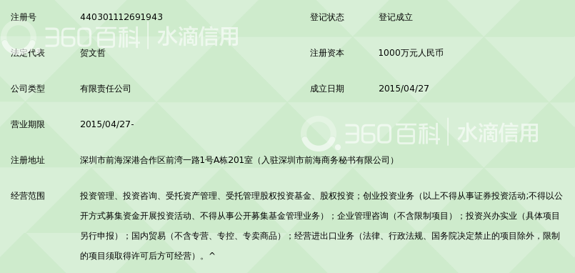 深圳前海银湖投资管理有限公司_360百科