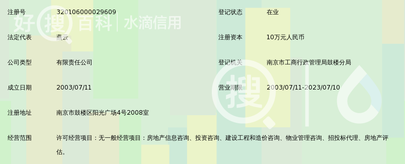 南京广峰房地产咨询服务有限公司