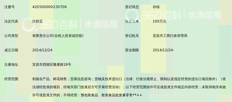 宜昌维乐贸易有限公司_360百科