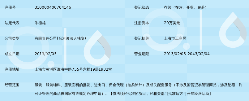 领誉服装(上海)有限公司_360百科
