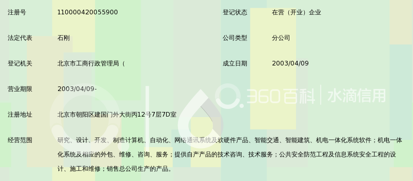 上海宝信软件股份有限公司北京分公司_360百