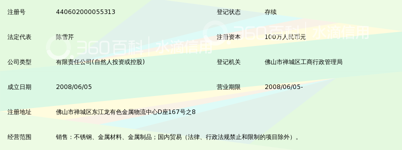 佛山市金大洋不锈钢有限公司_360百科