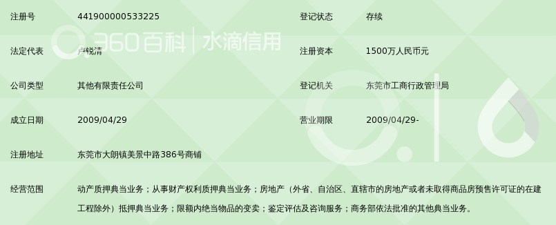 东莞市兴隆典当有限公司_360百科