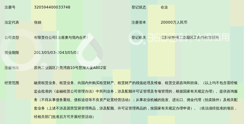 苏州市农发融资租赁有限公司_360百科
