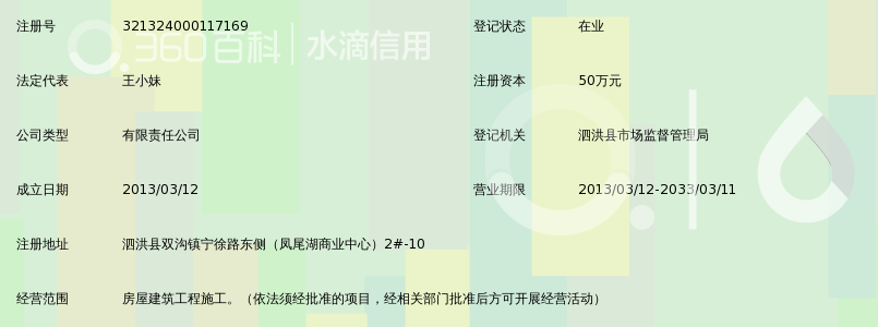 泗洪龙源康居工程建设有限公司_360百科