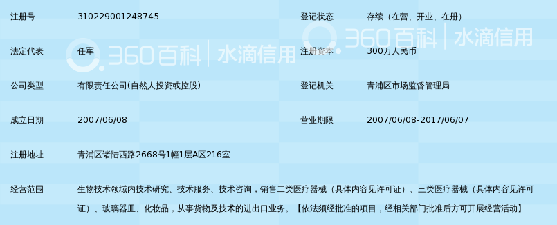 上海强智生物科技有限公司_360百科