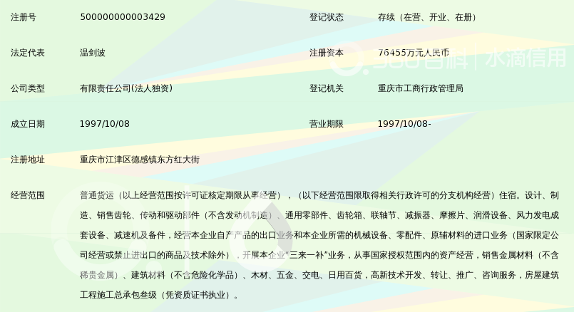 重庆齿轮箱有限责任公司_360百科