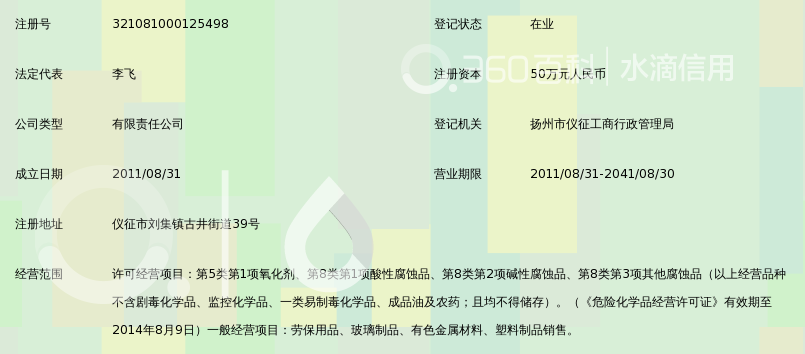 仪征同步化工有限公司_360百科