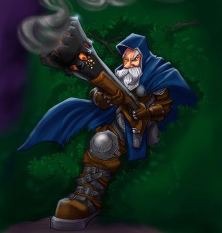 传说哥其实就是dota里面的矮人狙击手,又名火枪.传说哥是网